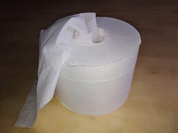 Toaletní papír MERIDA FLEXI, 100% celulóza, 2-vrstvý, výška 13,5 cm, průměr 18 cm, 180 m, (12rolí/bal)