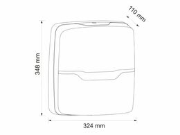 Zásobník na papírové ručníky MERIDA Hygiene CONTROL - SLIM