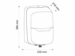 Zásobník na papírové ručníky v rolích MERIDA Hygiene CONTROL FLEXI