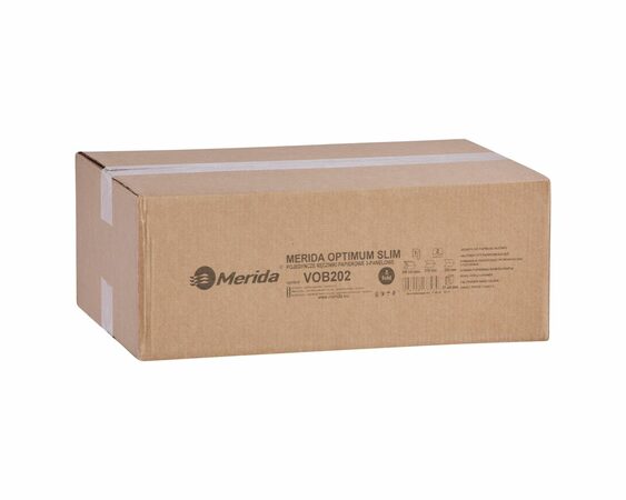 Papírové ručníky MERIDA OPTIMUM SLIM, bílé, 1-vrstvé, 4200 ks ( 21 x 200 ks )