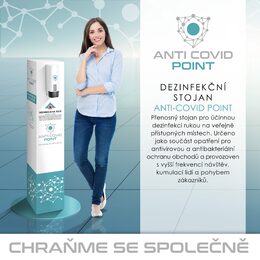 Dezinfekční stojan s dávkovačem na dezinfekci na ruce DJB401 - interiérový