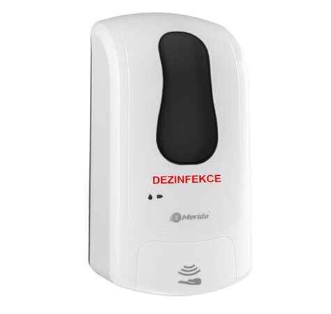 Dávkovač dezinfekce AUTOMATIC Merida ONE, bílý na dolévání, spray 