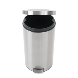 Odpadkový kovový koš nášlapný 45 l nerez mat