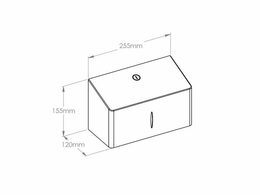 Zásobník na jednorázové ručníky STELLA R10 ADVANCED MINI nerez mat