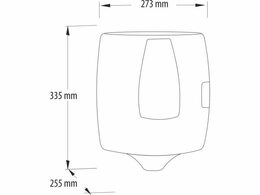 Zásobník na papírové ručníky v roli Merida ONE FLEXI, bílý