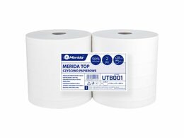 Čistivo SUPER BÍLÉ z celulózy TOP, 2-vrst., 28 cm, 410 m, bal. /2 role/