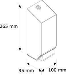 Dávkovač mýdla nerez mat 0,8l