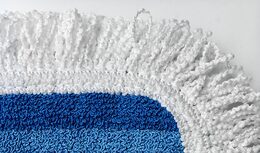 Mop z mikrovlákna Premium 100 cm modrý s uzlíčky