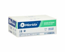 Jednotlivé papírové ručníky skládané OPTIMUM, bílé, 2-vrstvé, 23 x 21 cm, 3200 ks (20x160 ks)