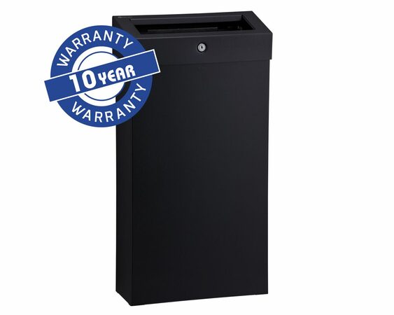 Koš závěsný otevřený MERIDA STELLA SLIM COMBO nerez černá 15 l