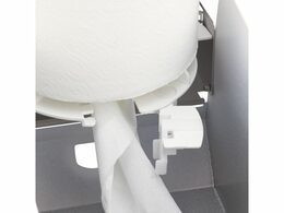 Zásobník na papírové ručníky v rolích MERIDA STELLA FLEXI nerez bílá