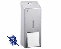 Dávkovač tekutého mýdla MERIDA STELLA Anti-FingerPrint MAXI, objem 800 ml, nerez mat