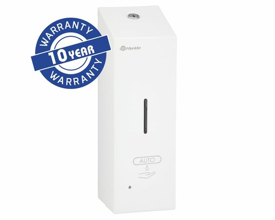 Automatický bezdotykový dávkovač pěnového mýdla STELLA AUTOMATIC SLIM nerez bílá 0,8 l