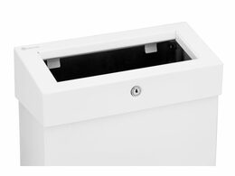 Koš závěsný otevřený MERIDA STELLA SLIM COMBO nerez bílá 15 l