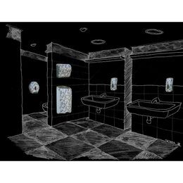 MECHANICKÝ podavač papírových ručníků v rolích Maxi UNIQUE LAS VEGAS LINE Lux Cut-lesk