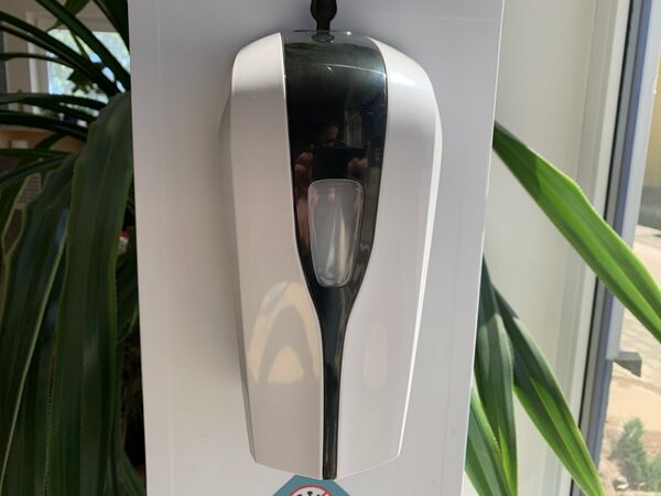 Dávkovač na DEZINFEKČNÍ GEL a mýdlo AUTOMATIC, bezdotykový, na dolévání