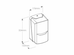 Zásobník na papírové ručníky v rolích  MERIDA Hygiene CONTROL FLEXI