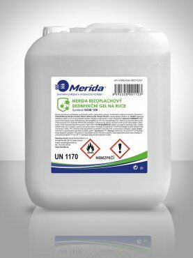 Dávkovač Merida TOP + 2 ks bezoplachový dezinfekční gel DGM105