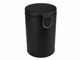 Odpadkový koš pedálový MERIDA KLASIK černý kov mat 12 l