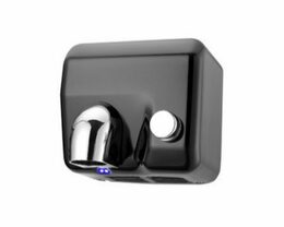 Elektrický osoušeč rukou STARFLOW PLUS mat s tlačítkem, povlak Anti-FingerPrint, černý