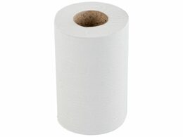 Papírové ručníky v rolích MINI - BÍLÉ, 1-vrstvé, délka 116 m, (12rolí/balení)