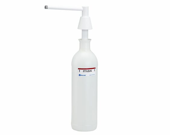 Dávkovač tekutého mýdla umyvadlový CONE, objem nádržky 1000ml, bílý