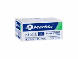 Jednotlivé papírové ručníky MERIDA OPTIMUM SLIM, 2-vrstvé, bílé, 2700 ks (15x180 ks)