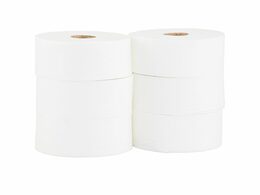 Toaletní papír Merida TOP, 23 cm, 245 m, 2-vrstvý, 100% celulóza,  (6rolí/balení)