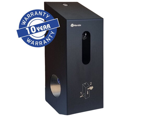 Zásobník na 2 role toaletního papíru STELLA nerez černý mat 