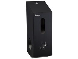 Zásobník na 2 role toaletního papíru STELLA nerez černý mat