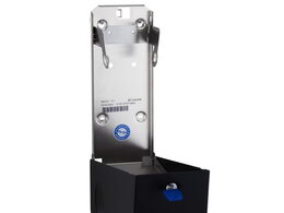 Zásobník na 2 role toaletního papíru STELLA nerez černý mat