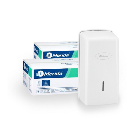 Zásobník na skládaný toaletní papír za 1,- Kč + 2 bal. toaletního papíru POB403 