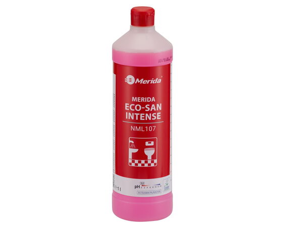 Ekologický čistič koupelen MERIDA ECO SAN INTENSE 1 l koncentrát, ECOLABEL