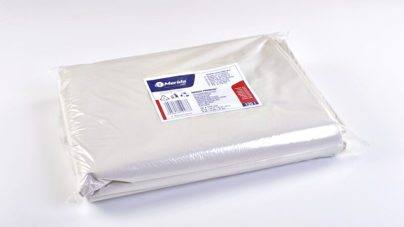 Pytle LDPE, 38 mi, 70x110 cm, 120 l, bílé, 50 ks/bal /W40B/