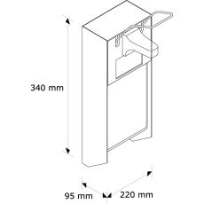 Dávkovač dezinfekčního roztoku 1000ml - sterilizační