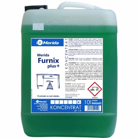Prostředek na nábytek Merida FURNIX Plus 10 l. 