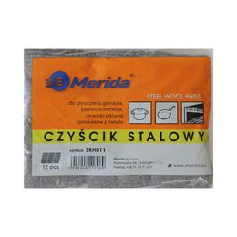 Drátěnka ocelová na silné znečištění, 12 ks / bal.