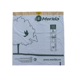 MERIDA TOP sáčky 3-6 l, bílé, zatahovací, parfémované, 40 ks /role