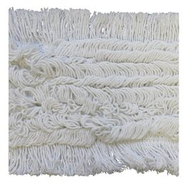 Mop plochý uzlíčkový s kapsami OPTIMUM, bavlna, 50 cm
