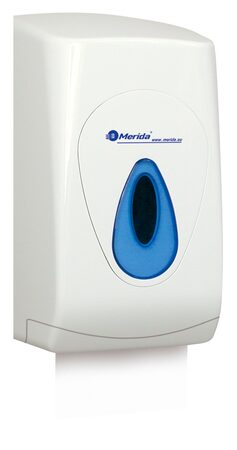 Zásobník na SKLÁDANÝ toaletní papír MERIDA TOP + 2 kartony toaletního papíru PTB401